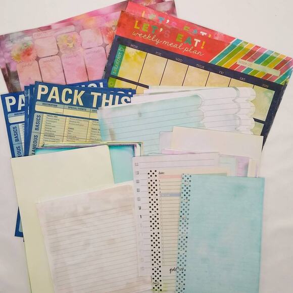 Dyed Paper Variety Pack, Pastel Dyed Paper, Hand Dyed Paper, Junk Journal Supply - Picture 2 of 10